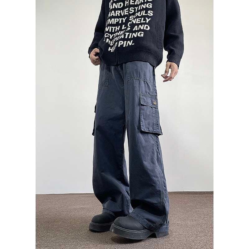  ワイドシルエットカーゴパンツ